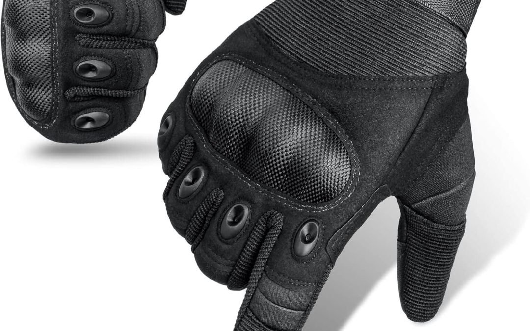 Cierto Motorcycle Gloves for Men and Women | Touch Screen Hard Knuckle Tactical Gloves | Riding Gloves | Dirt Bike Gloves | Breathable & Anti-Slip Airsoft Gloves