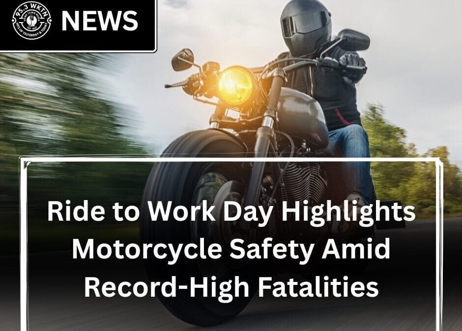 Ride to Work Day Highlights Motorcycle Safety Amid Record-High Fatalities