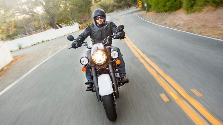 Why Do Bikers Ride So Close To The Yellow Line?
