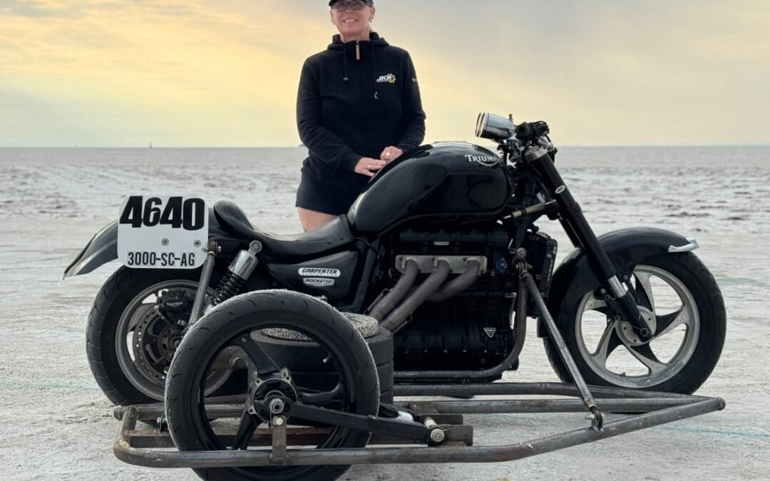 Edmonton woman sets new motorcycle speed records