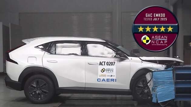 GAC Emkoo awarded five-star ASEAN NCAP rating