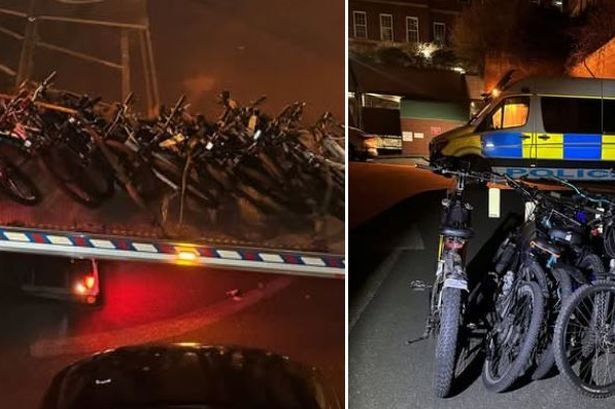 Police seize illegal e-bikes in huge Exeter city centre bust